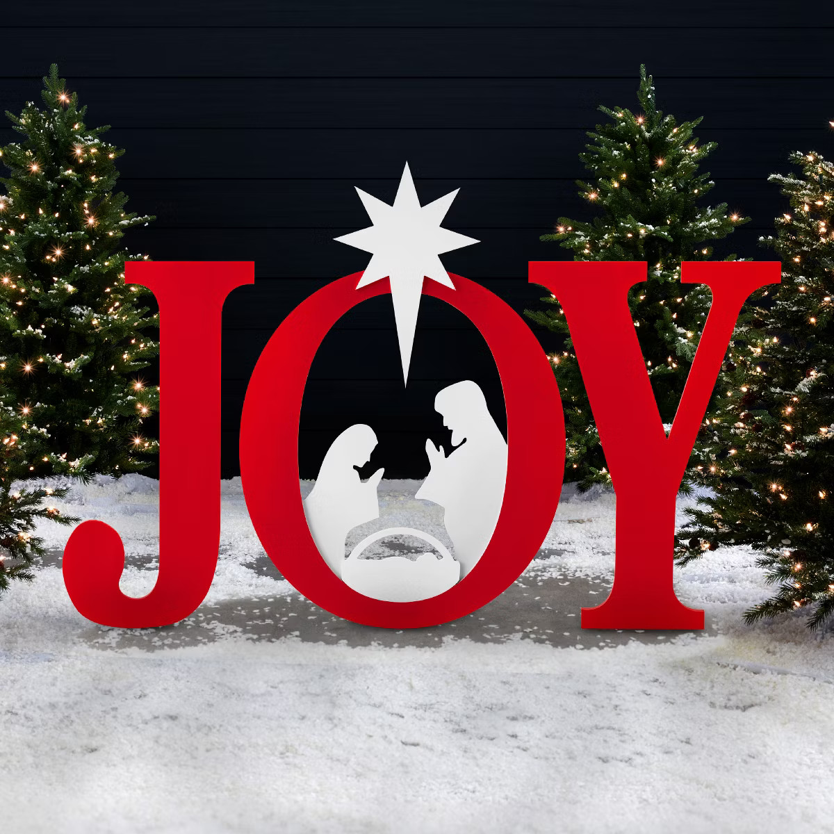Best Choice Products 46in Outdoor JOY Christmas Nativity Decoration w/ Weather Resistant PVC, Gro... | Target