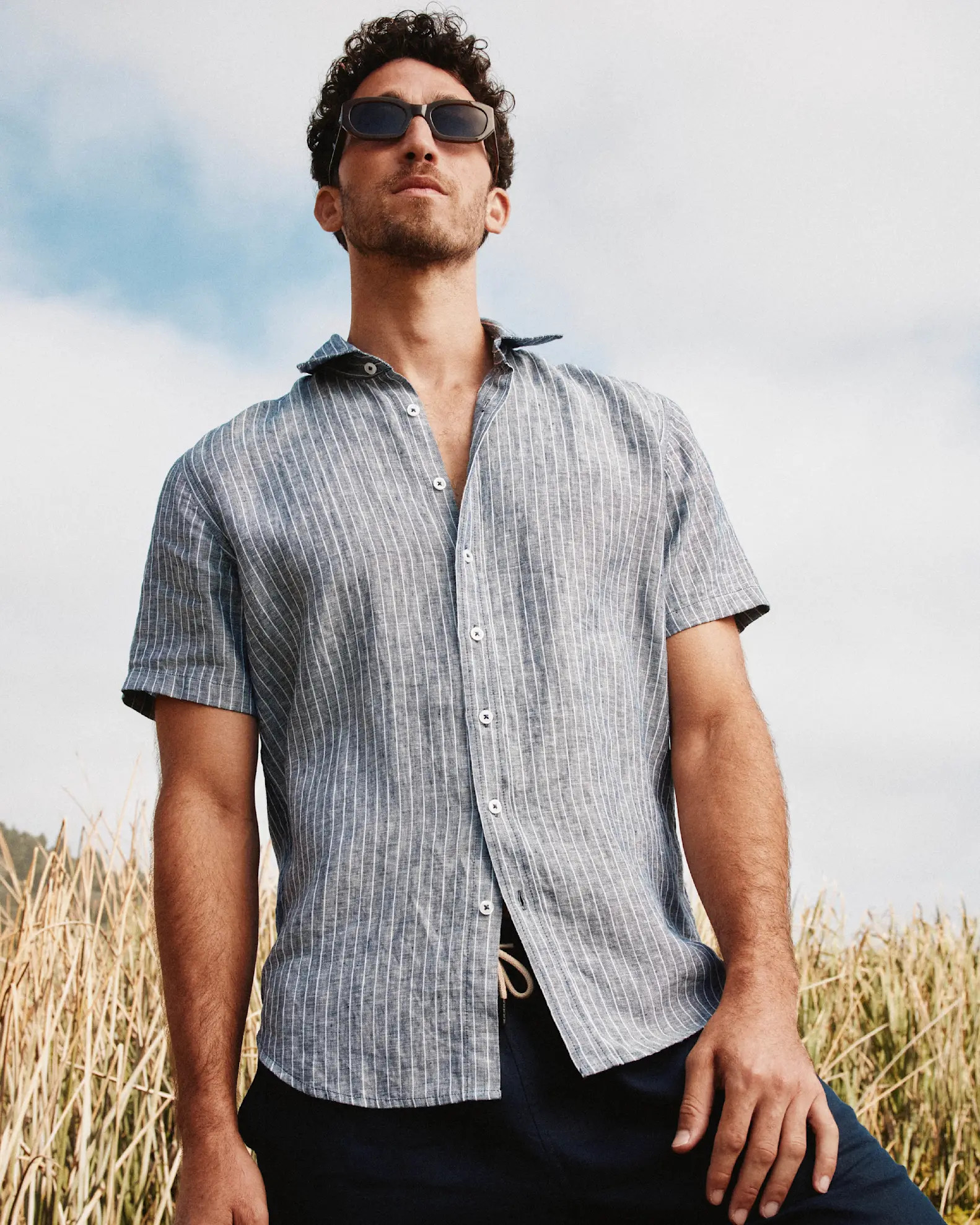 100% European Linen Relaxed Short Sleeve Shirt | Quince