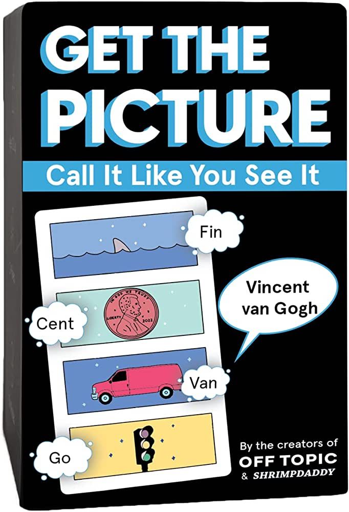 Get The Picture Card Game - A Fun Word Puzzle Game for Adults. 2 Players+ Party Game by Off Topic... | Amazon (US)