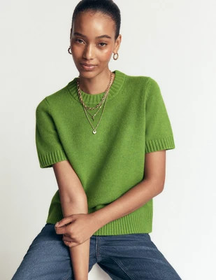 Marta Merino Wool T-shirt-Juicy Apple | Boden (US)