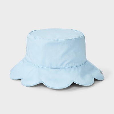 Toddler Girls' Floral Scallop Reversible Bucket Hat - Cat & Jack™ 12-24M | Target