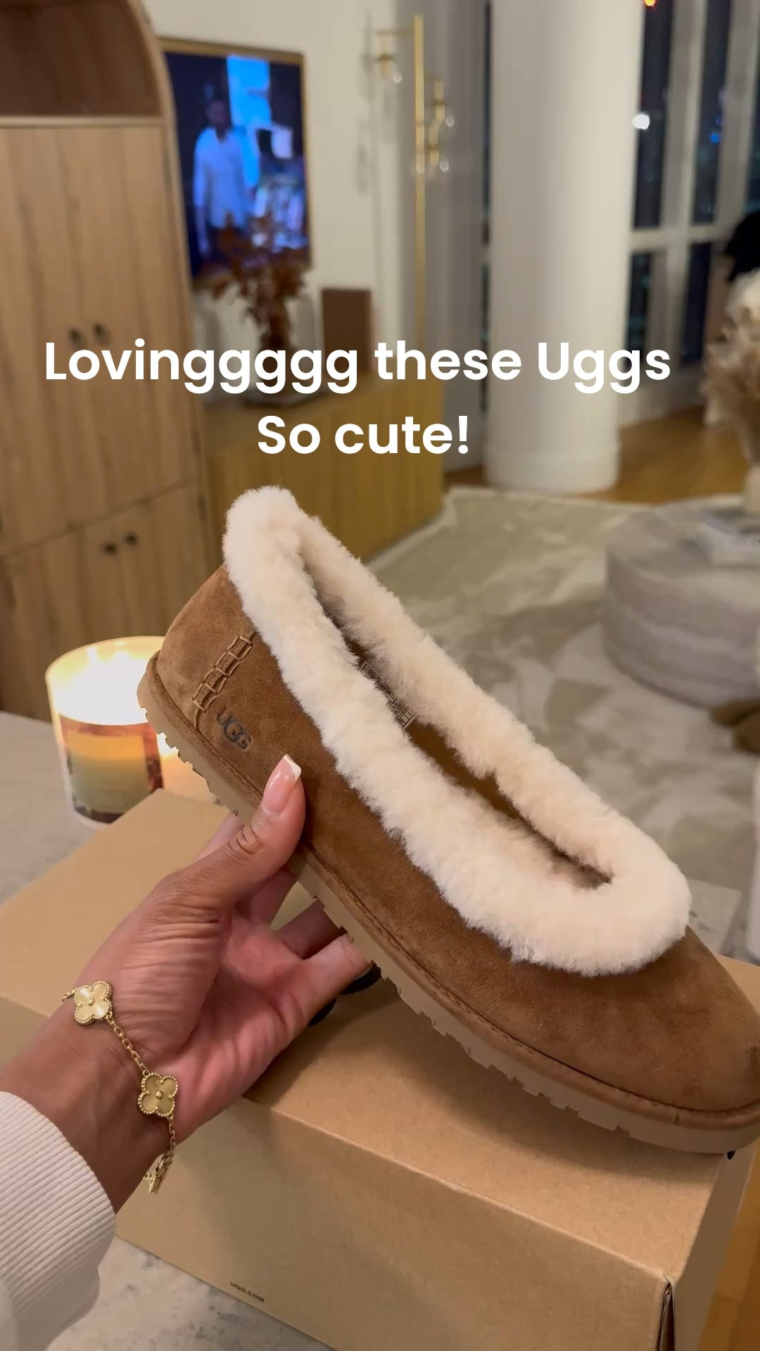 Obsessed with these Ugg Ballets Flats, so cutesy and comfy. Can’t wait to wear them to my next Pilates session 