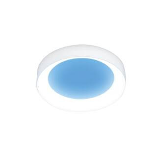 8 in. Vista Artificial Skylight Integrated LED Dimmable White Canless Recessed Light MultiMode Color Change 5CCT | The Home Depot