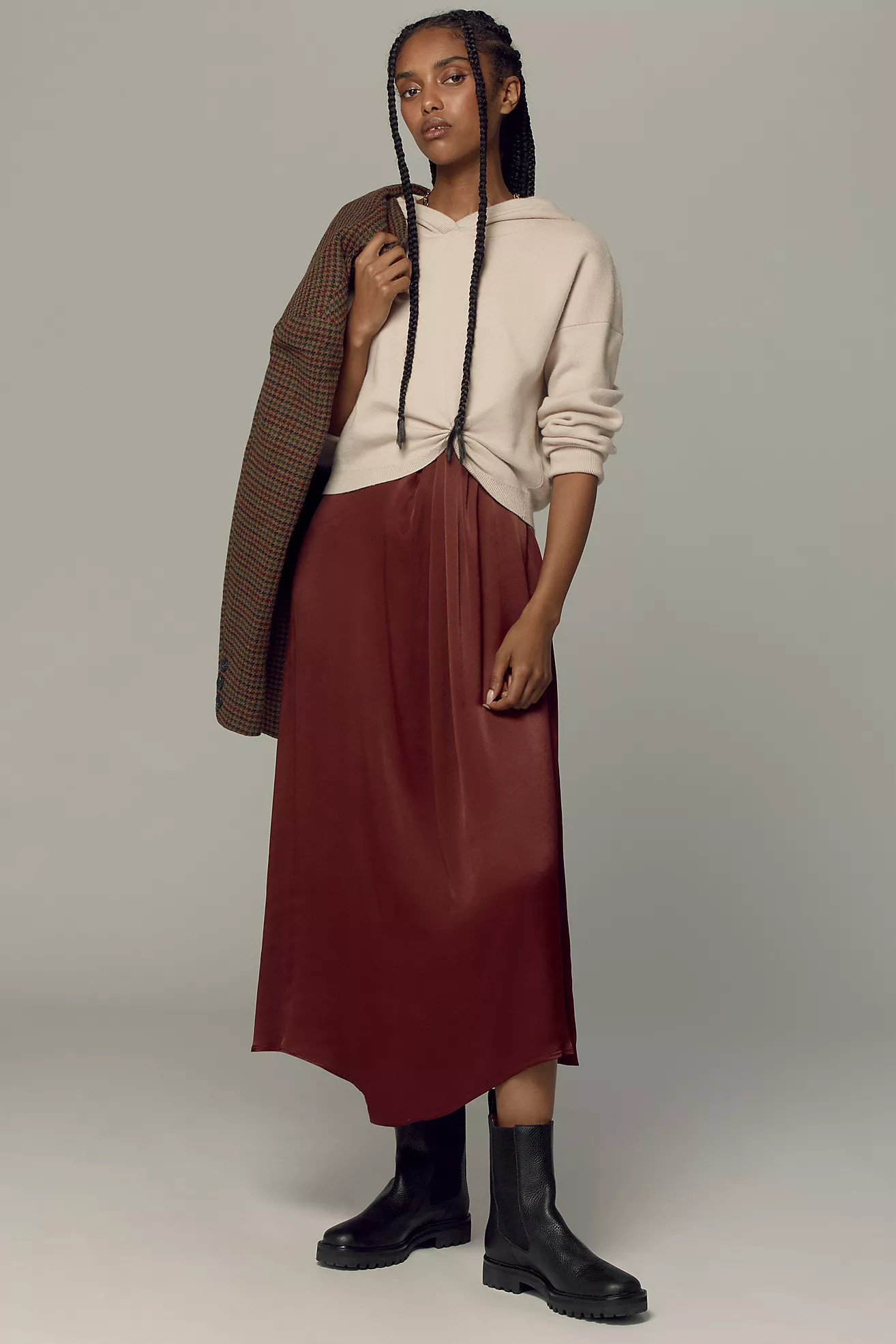 The Gemini Twofer Sweater + Dress Set: Long-Sleeve Hooded Edition | Anthropologie (US)