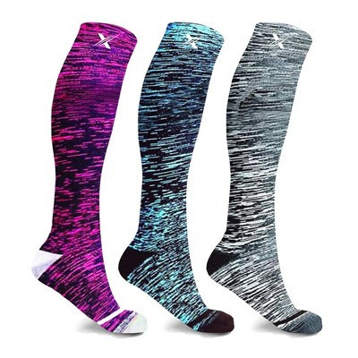Extreme Fit Compression Socks - Knee High Performance Socks for Running, Athletics, Travel, and Pregnancy - 3 Pair - Large/X-Large | Target