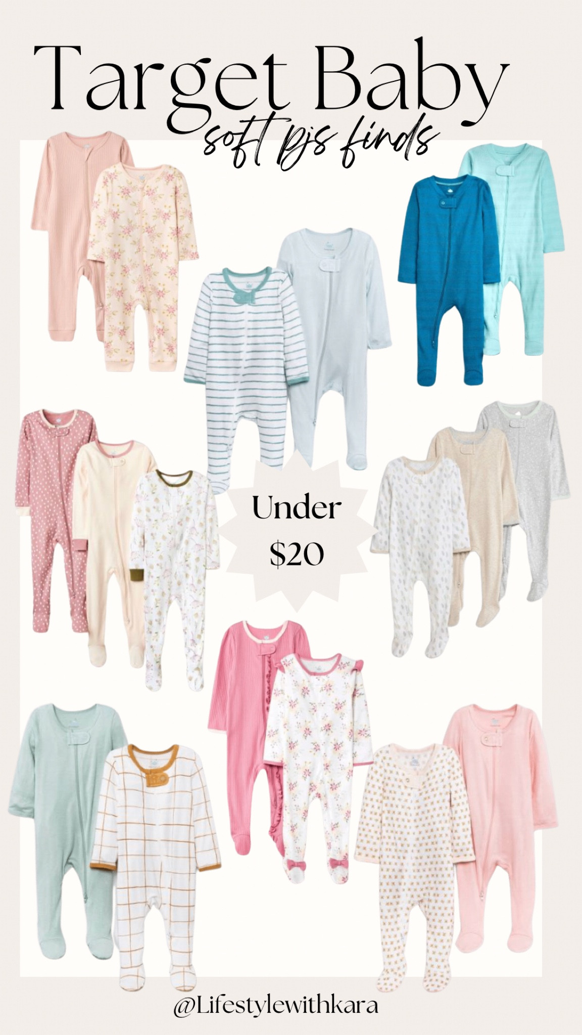 These cloud island pjs are some of our favorites! Good price, they stretch light weight and I get long month wears in one size! 

#LTKbaby #LTKbump #LTKFind