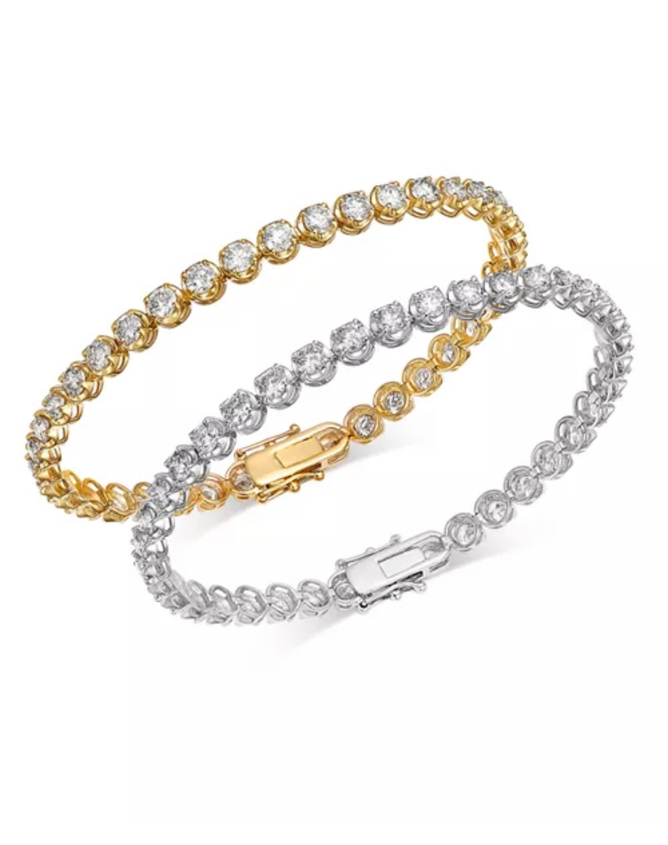 Normal price $16,000
2day sale: $4999.00
7"L
Diamonds: 6.0 total carat weight; color/clarity: HI/I2
14K white gold or 14K yellow gold
Box and tung clasp closure
Almost all gemstones and blue and black diamonds have been treated to enhance their beauty and require special care.