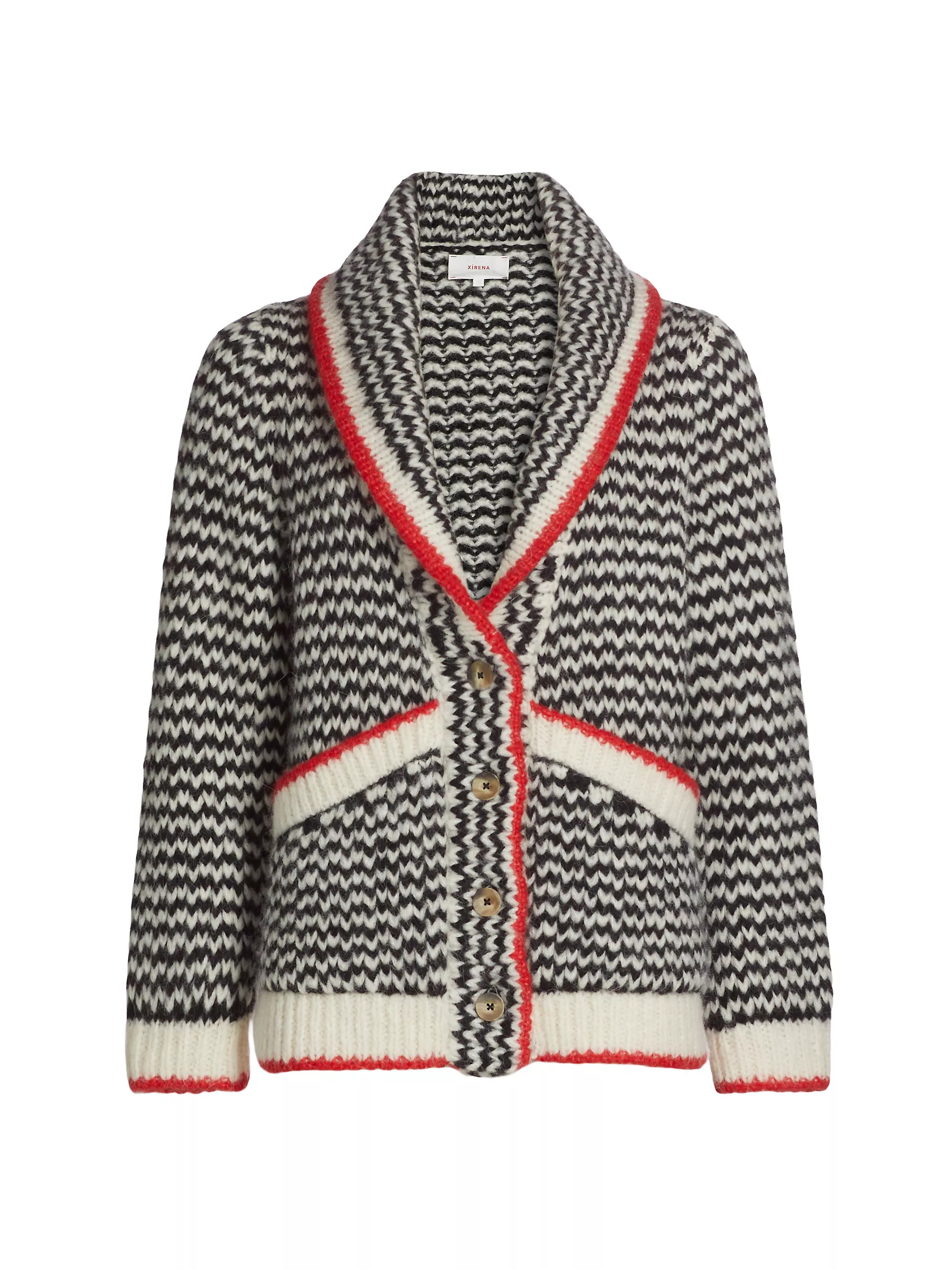Coltyn Alpaca-Blend V-Neck Cardigan | Saks Fifth Avenue