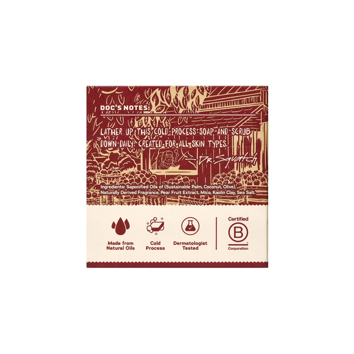 DR. SQUATCH Men's All Natural Bar Soap - Spiked Cider - 5oz | Target