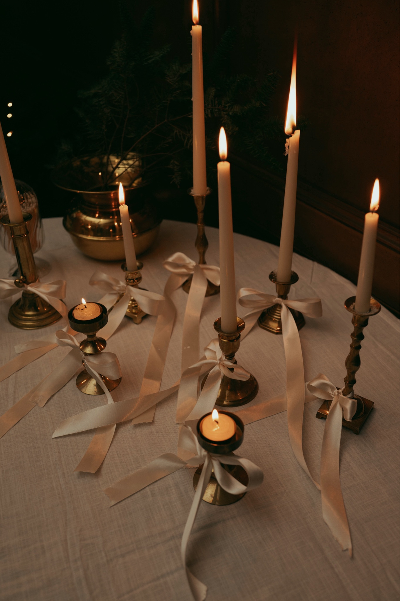 Antique brass taper candle holders  - vintage - Christmas decor 

#LTKHome #LTKHoliday