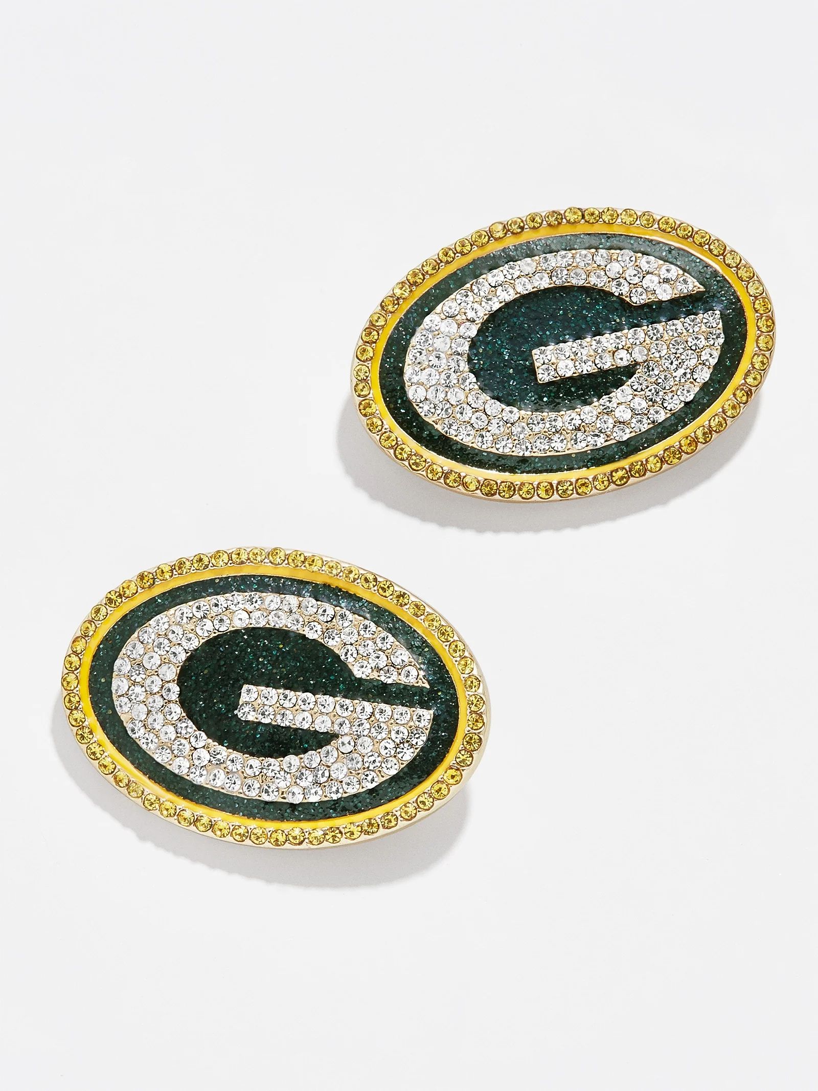 Green Bay Packers NFL Statement Stud Earrings - Green Bay Packers | BaubleBar (US)