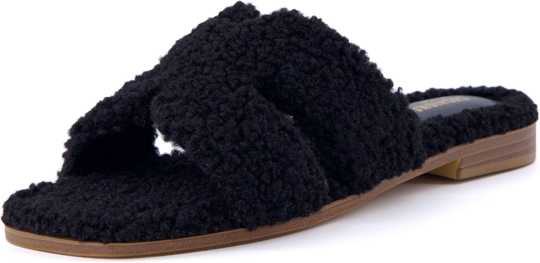 CUSHIONAIRE Women's Visa cozy slide sandal +Memory Foam, Wide Widths Available | Amazon (US)