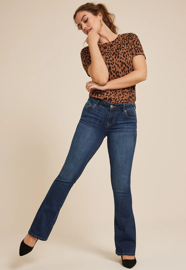 m jeans by maurices™ Classic Flare Mid Rise Jean | Maurices