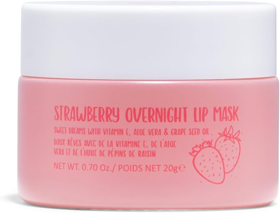 W7 Super Sweet Dreams Strawberry Lip Mask - Vitamin E, Aloe Vera and Grape Seed Oil - For Hydrate... | Amazon (US)