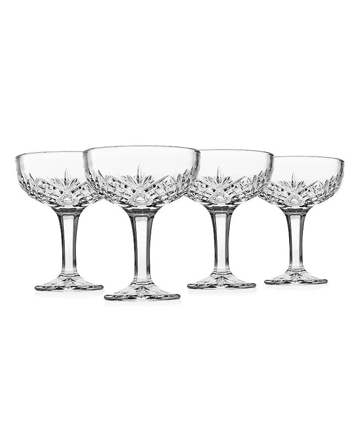 Dublin Champagne Coupe Glasses, Set of 4 | Macy's