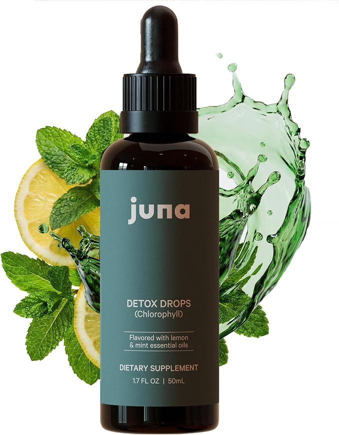 Juna Liquid Chlorophyll Drops – Daily Detox, Cellular Vitality, Internal Deodorizer | 3X Streng... | Amazon (US)