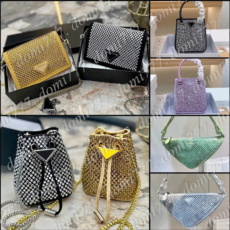 Fashion Women's Diamond Mini Chain Coin Purse Wallets Cosmetic Bag Shoulder Bag Tote Bag | DHGate