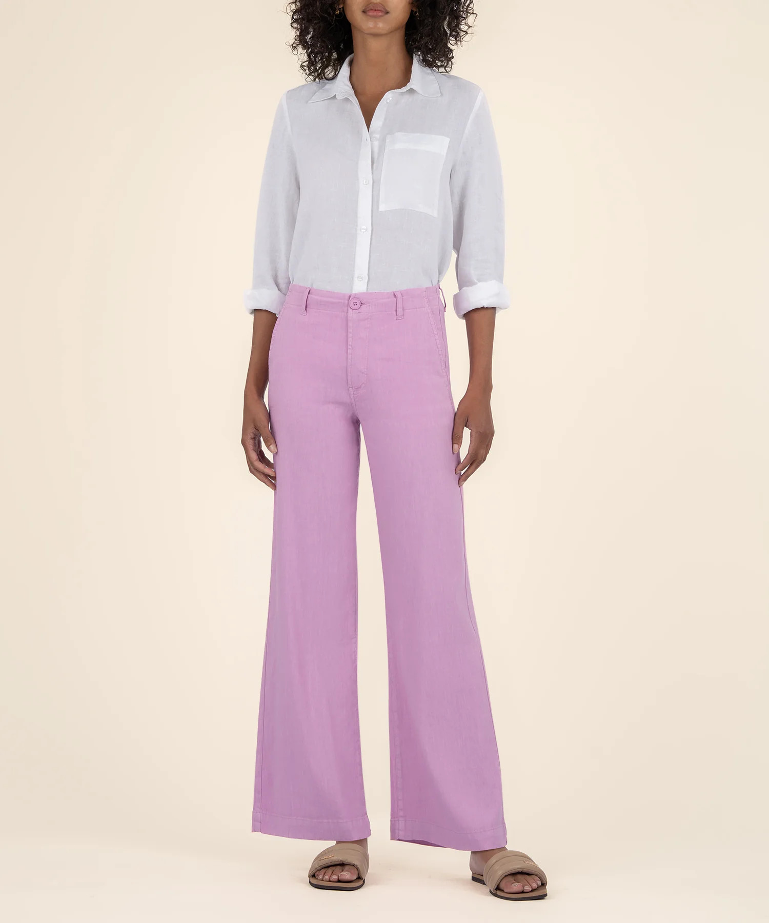 Meg Linen Wide Leg, Petite - Kut from the Kloth | Kut From Kloth