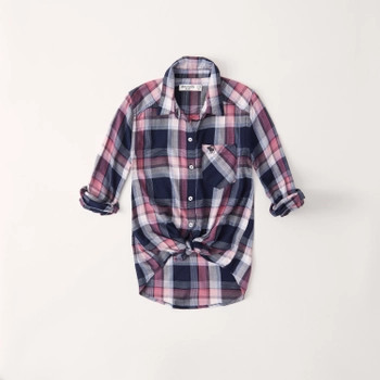button-up shirt | Abercrombie & Fitch (US)
