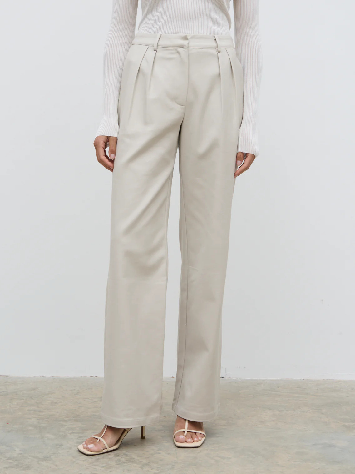 Brady Front Pleat Trousers | Pretty Lavish (UK)