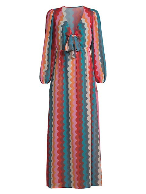 Shiloh Chevron Cover-Up Dress | Saks Fifth Avenue