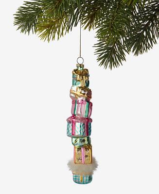 Pastel Shine Rainbow Gift Box Stack Ornament, Macy's Exclusive | Macy's