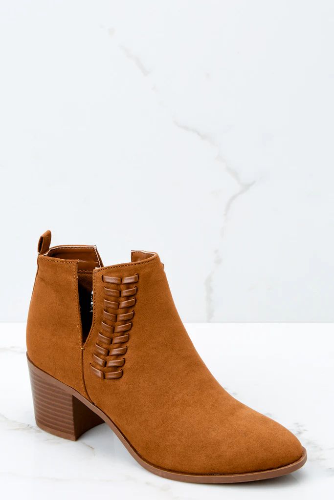 Only One Direction Chestnut Ankle Booties | Red Dress 