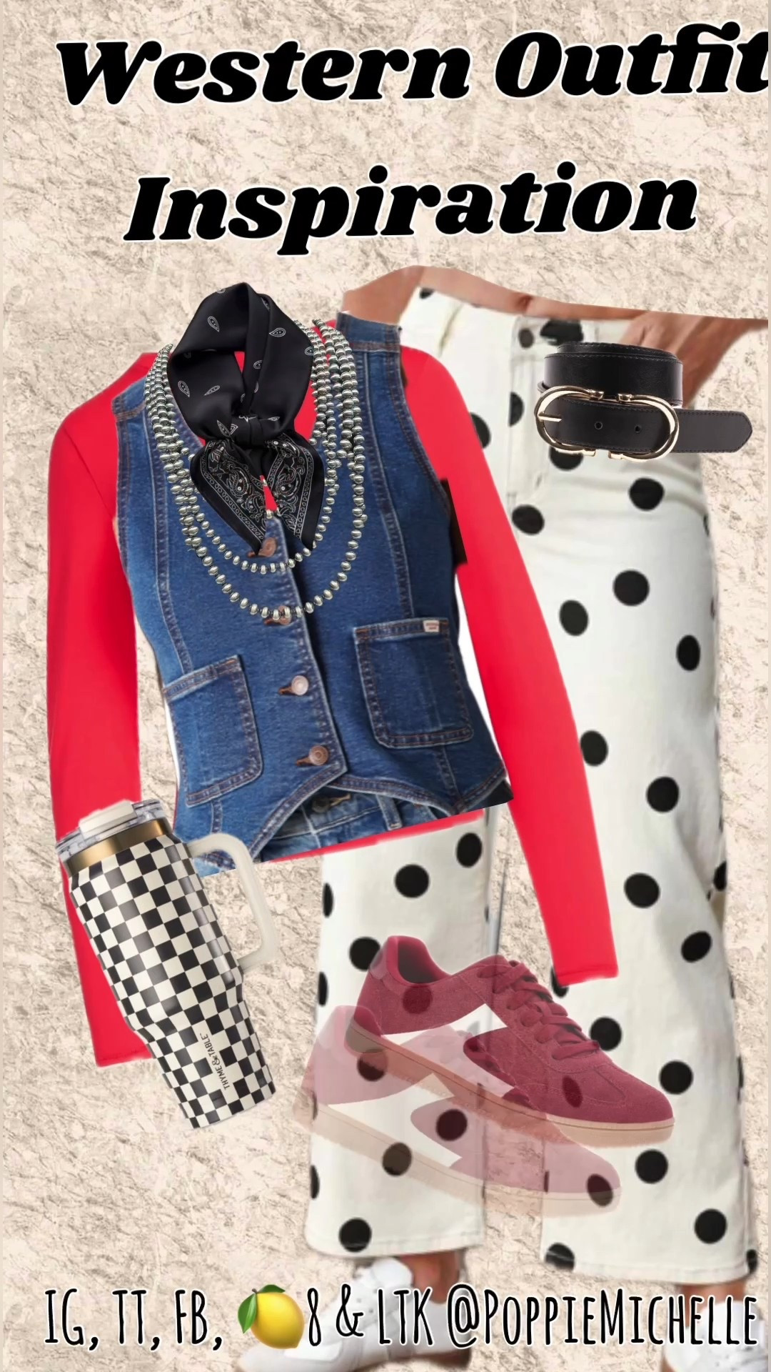 Polka dots for Valentines Day! Yes please!
Red, long sleeve shirt, black and white polkadot pants, red gum, soul, sneakers, red sneakers, black and white checkered, Tumblr red, long sleeve T-shirt, black belt, black tennis shoes, white pants with black dots cropped white denim pants

