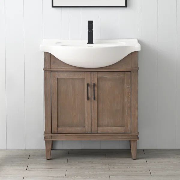 Arlowene 29.75'' Single Bathroom Vanity with Ceramic Top | Wayfair North America