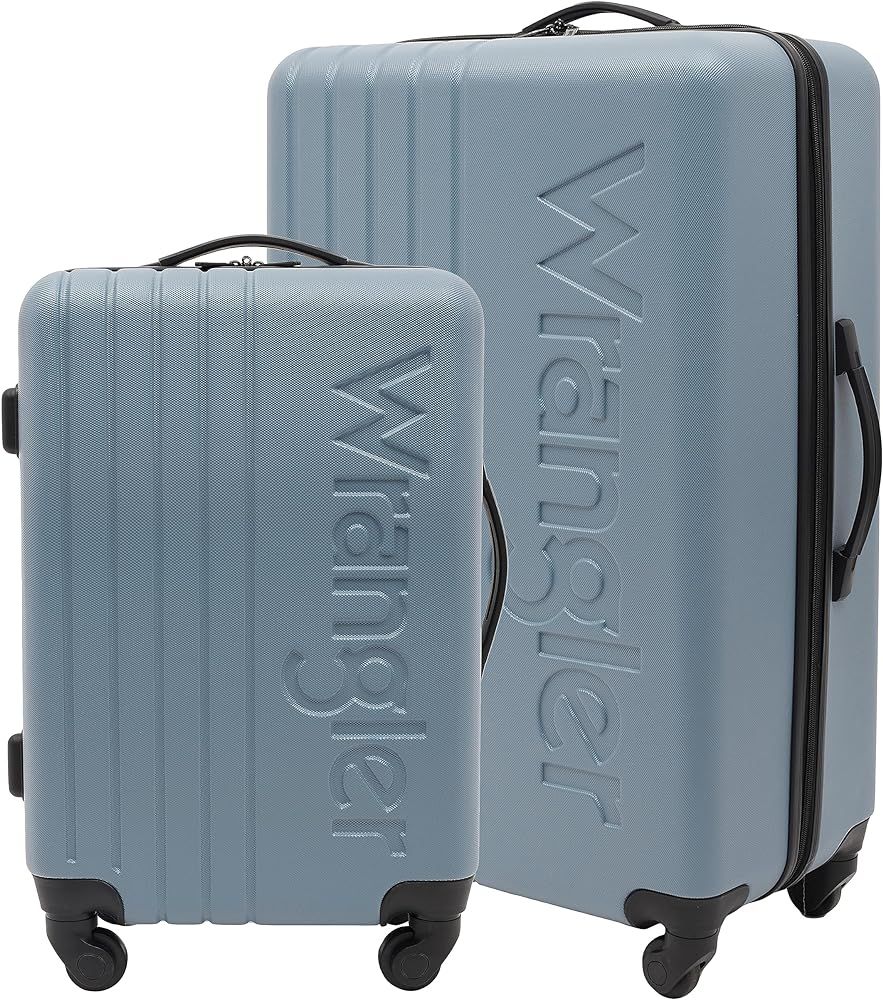 Wrangler Unisex 2 Pc Or 3 Pc Hardside Spinner Luggage Set Luggage- Luggage Set | Amazon (CA)