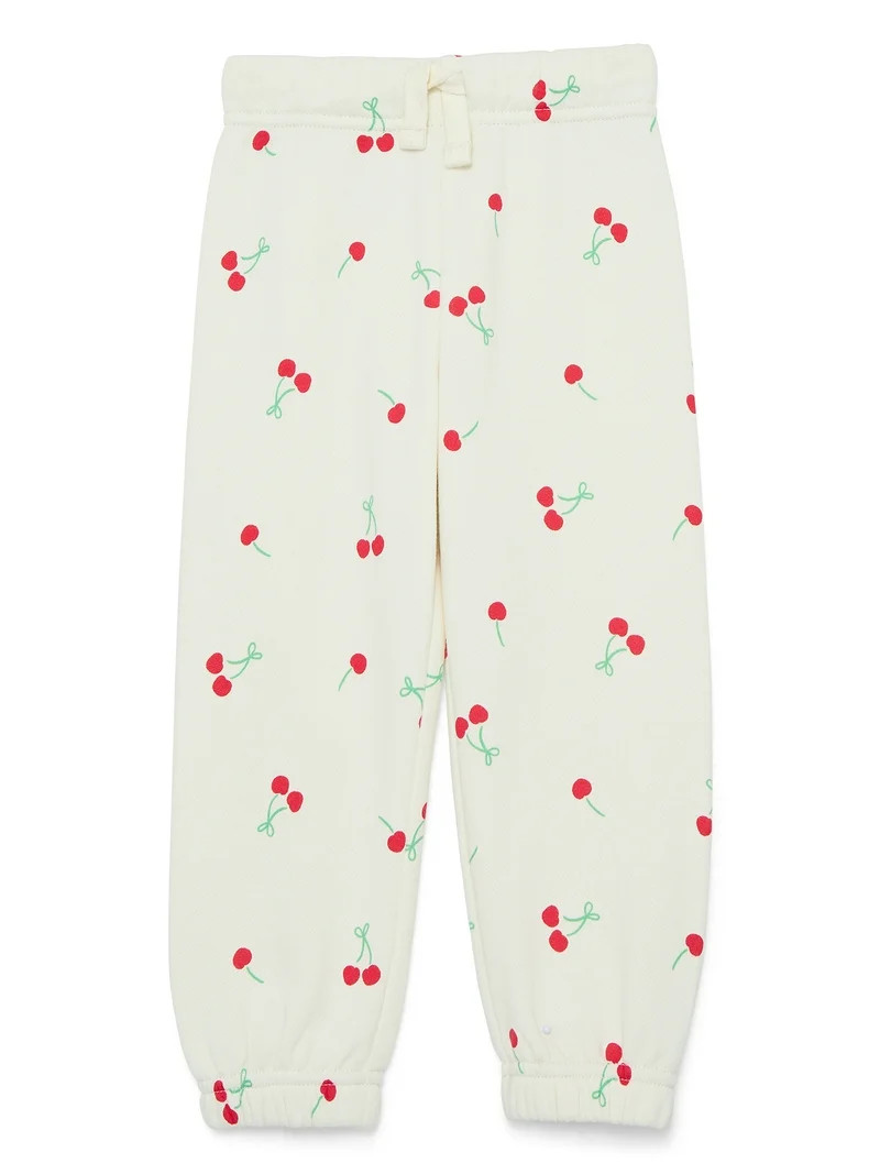 Wonder Nation Toddler Girls Fleece Jogger Pants, Sizes 2T-5T | Walmart (US)