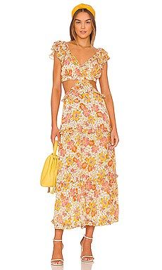 Cleobella Clara Ankle Dress in Lucia Floral Print from Revolve.com | Revolve Clothing (Global)