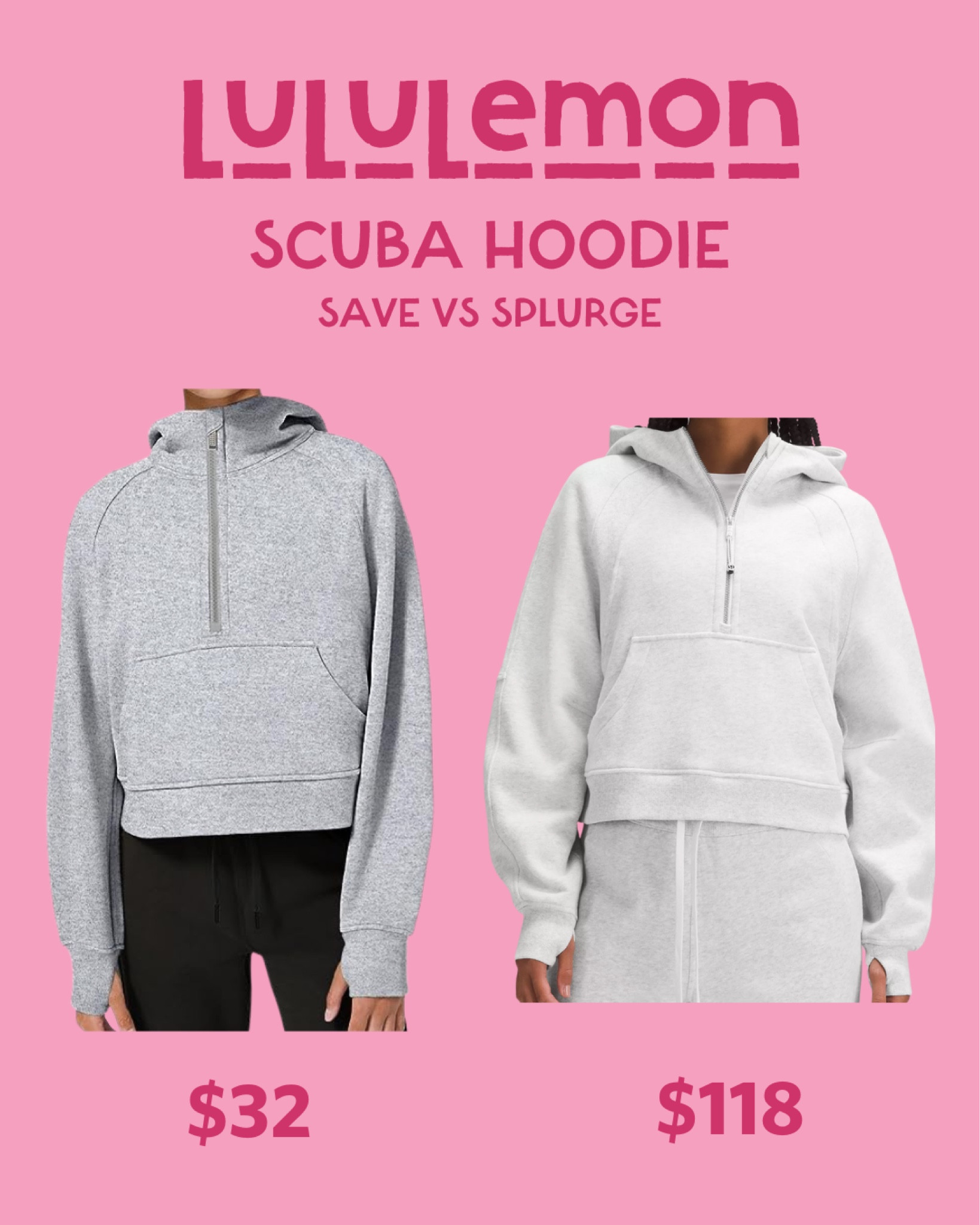 I love my lululemon scuba hoodie but this dupe is hard to pass up at such a great price!! 

#sweatshirt #cozyoutfit #fallclothing #coldweather 


#LTKsalealert #LTKstyletip #LTKunder50
