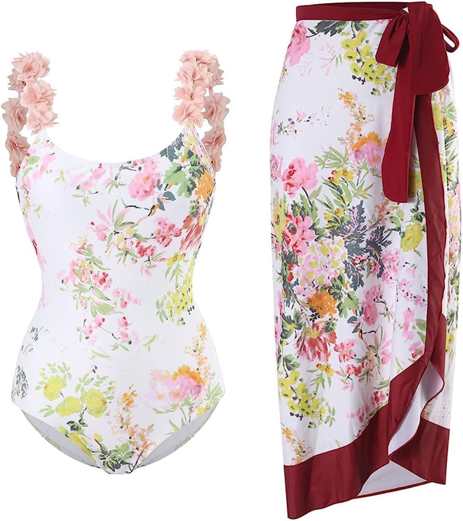 Matching swimsuit and cover up

#LTKSeasonal #LTKswim #LTKunder50