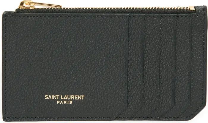 Fragments Leather Zip Card Case | Nordstrom