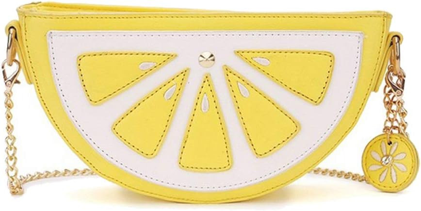 Latest Novelty Cute Lemon Bag,Watermelon Shoulder Mini Bag for Women | Amazon (US)