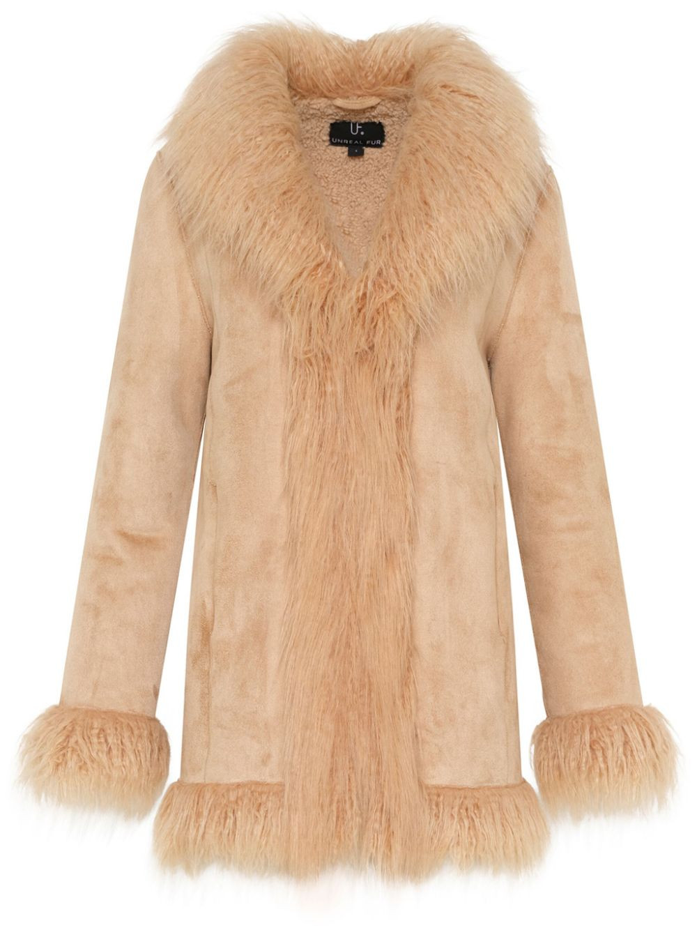 Unreal Fur Avant Garde coat - Neutrals | Farfetch Global