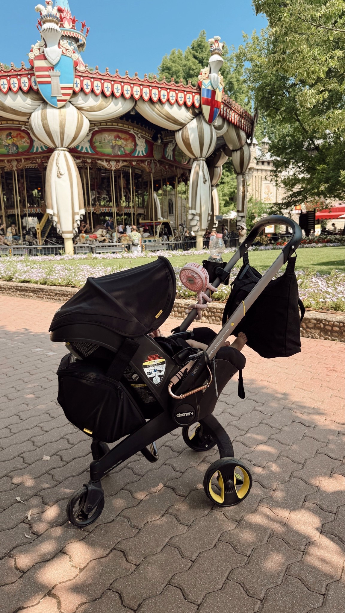 Donna stroller with bag, fan, cup holder and mommy clip 

#LTKTravel #LTKKids #LTKActive