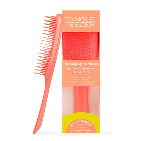 The Essential Detangler® by Tangle Teezer® for Fine & Fragile Hair, Orange | Walmart (US)