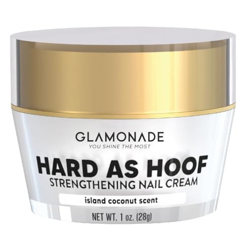 Nail Strengthening Cream with Coconut Scent Nail Growth Conditioning Cuticle Cream Stops Splits Chips Cracks Strengthens Nails Glamonade Nail Strengthener And Growth | Amazon (US)