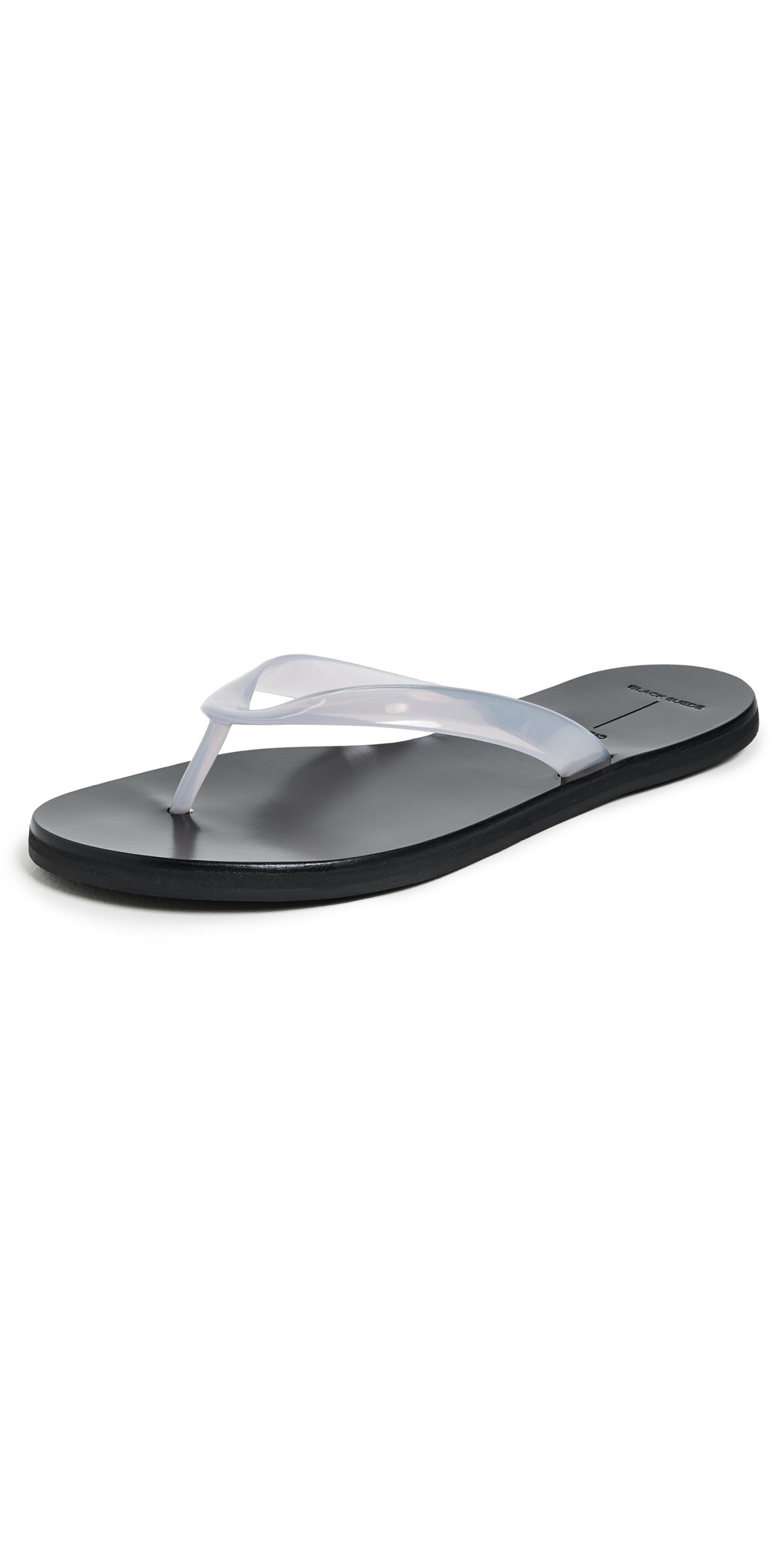 Black Suede Studio Jelly Flip Flops Orchid PVC 35 | Shopbop