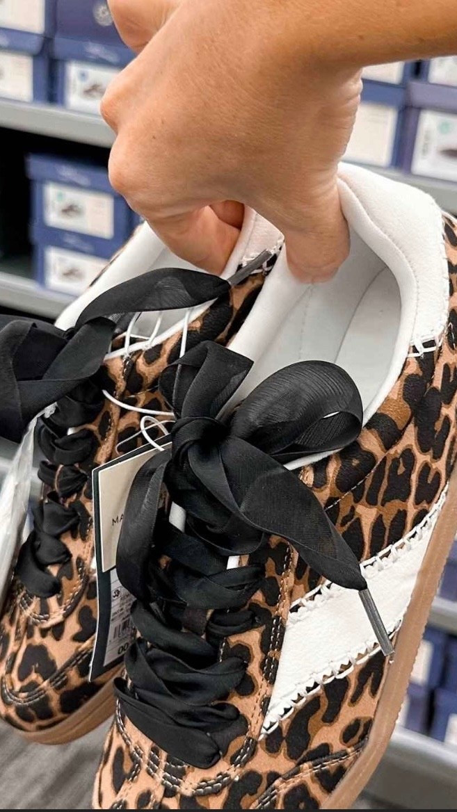 Love at first sight in the Target shoe aisle 🐆 How did I not know these leopard print sneakers existed? The leopard detail + fabric laces are the perfect mix of edgy, feminine, flirty, and a little bad-ass—adding these to my Christmas list immediately.

#LTKootd #LTKOver40 #LTKFindsUnder50