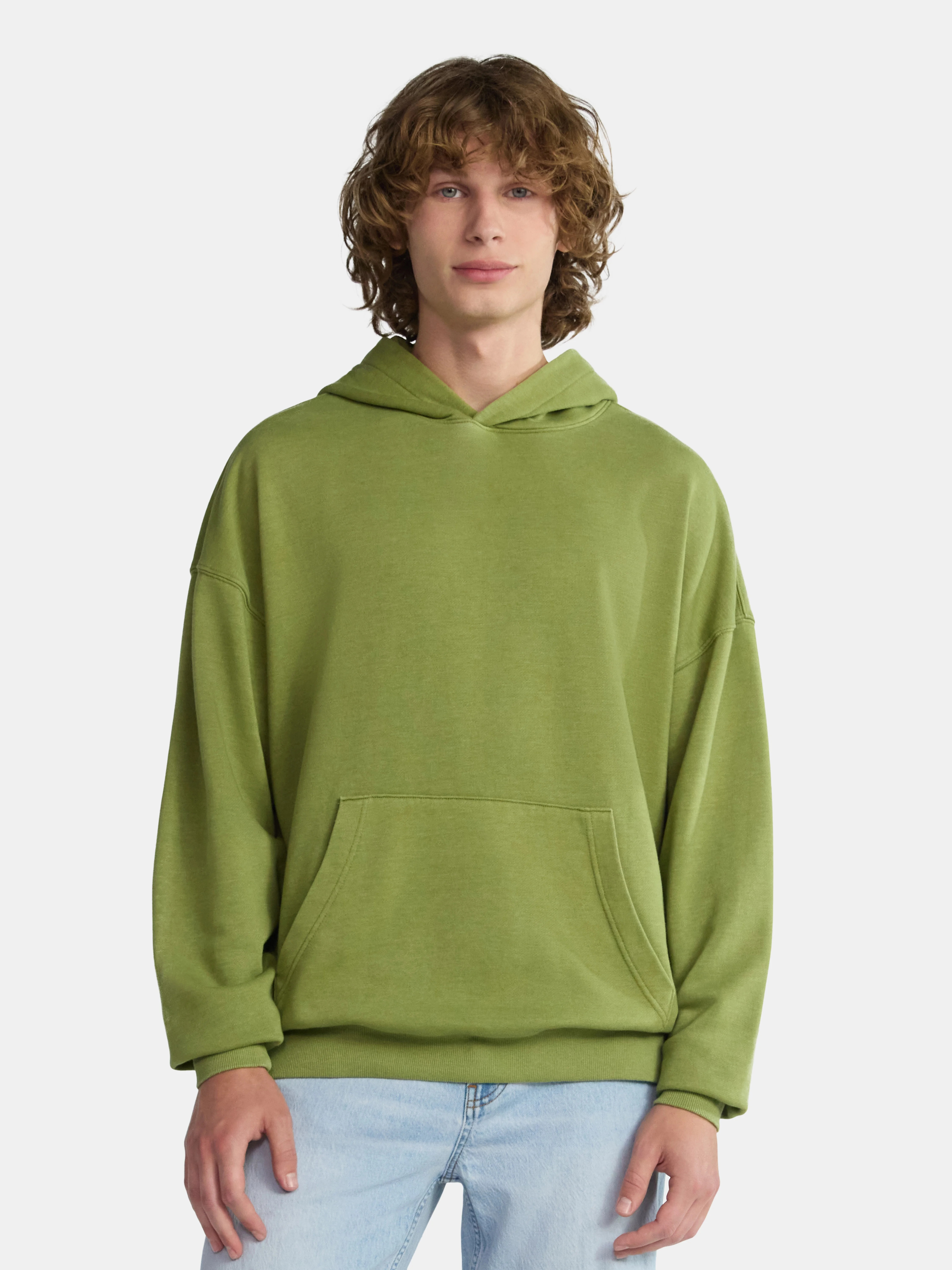 No Boundaries Oversized Hoodie with Long Sleeves, Men's & Big Men's | Walmart (US)