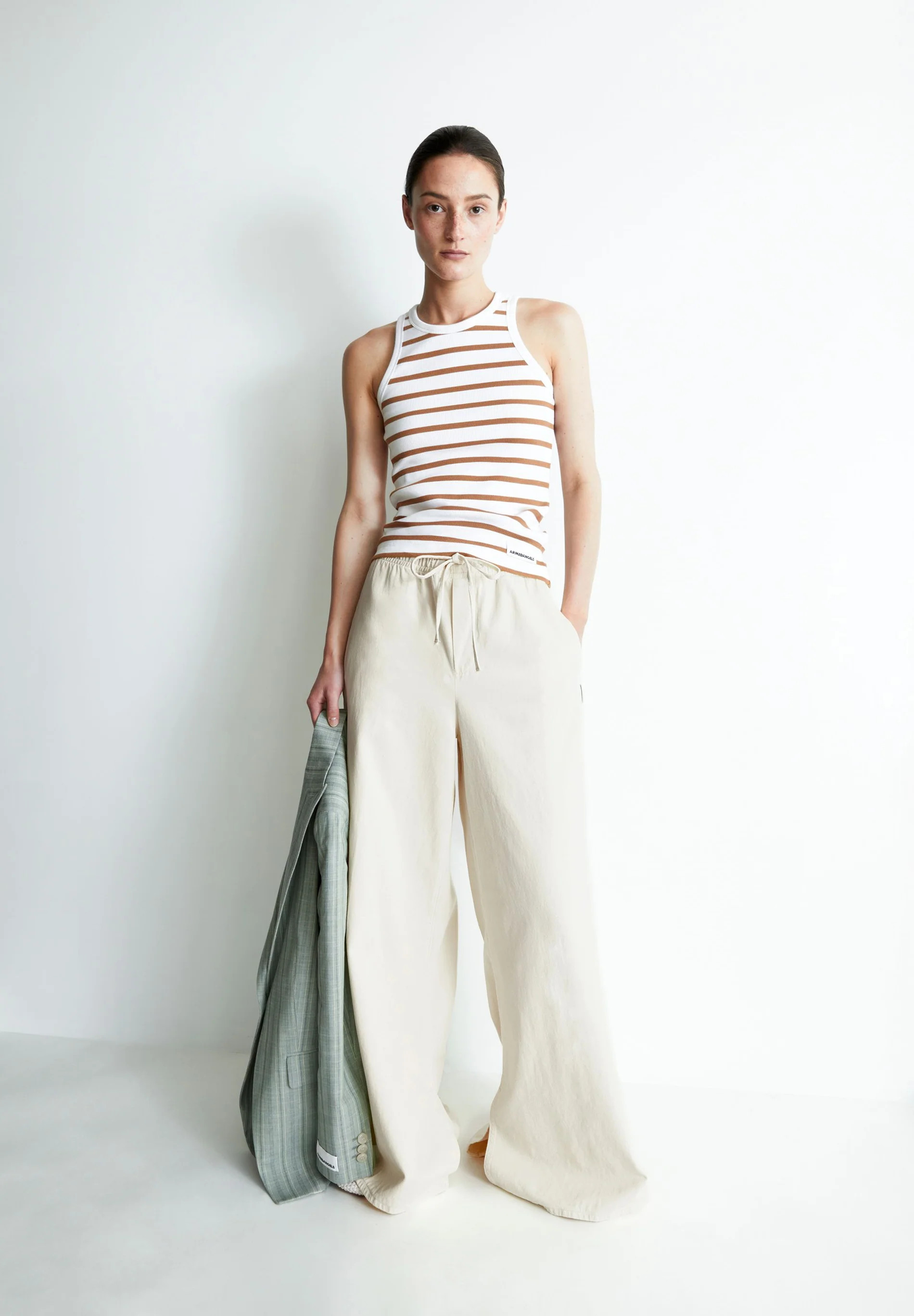 "KANITAA GESTREIFTES RIPP-TOP Bio-Baumwoll-Mix" | ArmedAngels (DE)