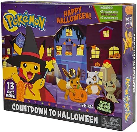 Pokemon Halloween 13 Day Action Figure Advent Holiday Advent Countdown (13 Day Halloween Advent) | Amazon (US)