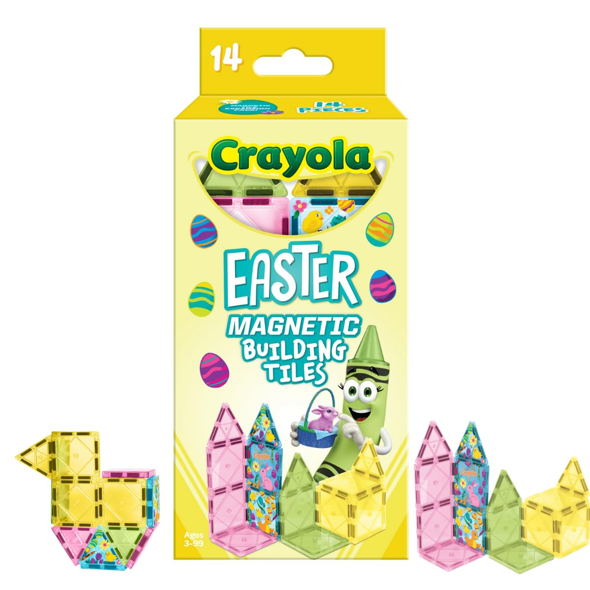 CreateOn Crayola Easter Magentic Tile Set - STEM & Montessori Building & Educational Toys for Kid... | Amazon (US)