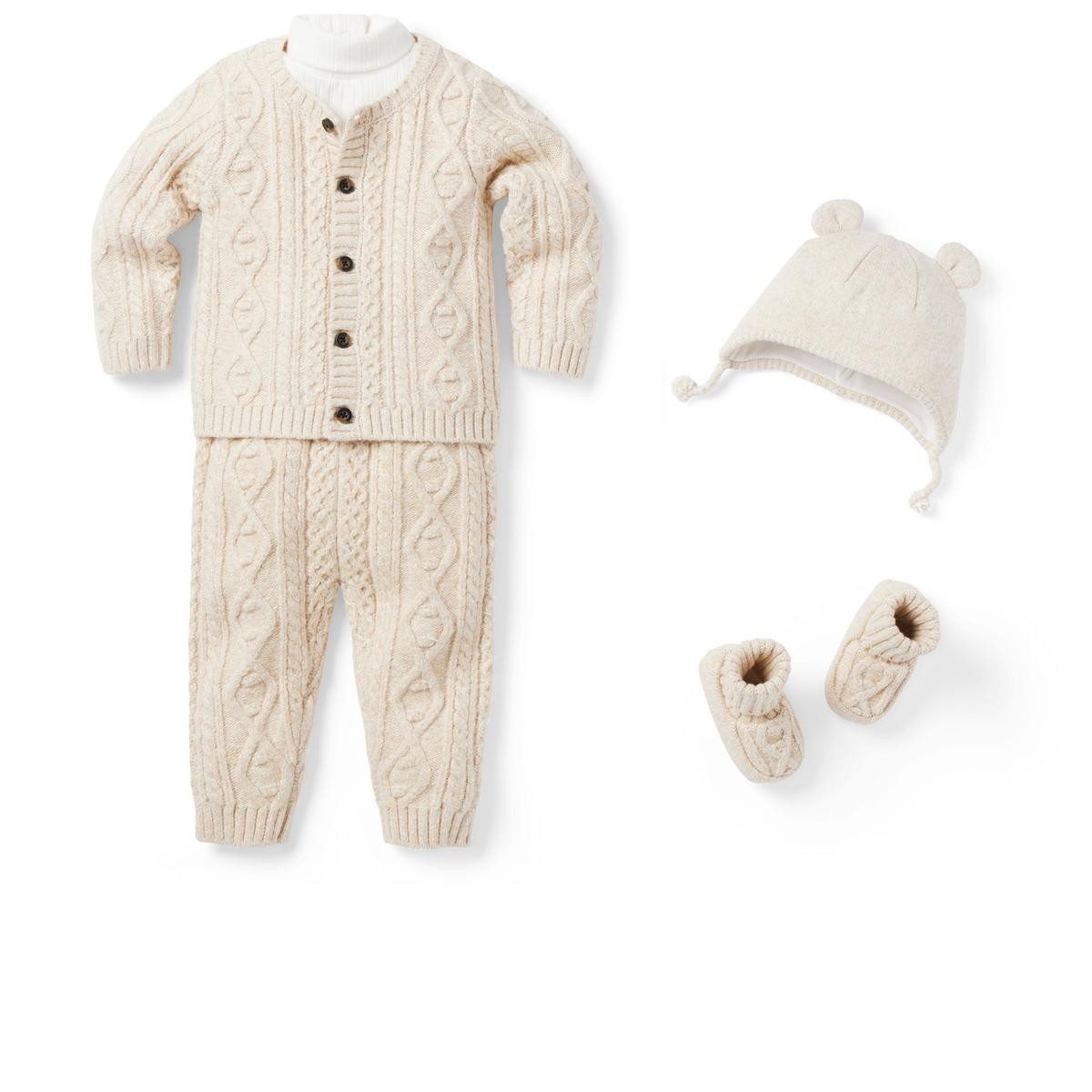 baby bear ear sweater beanie | Janie and Jack