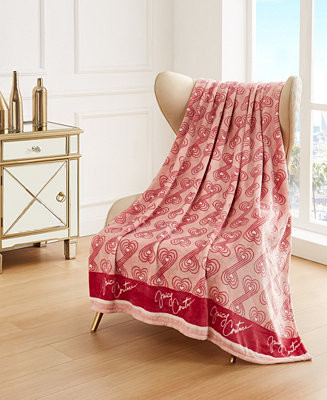 Juicy Couture Plush Throw, 50 | Macy's