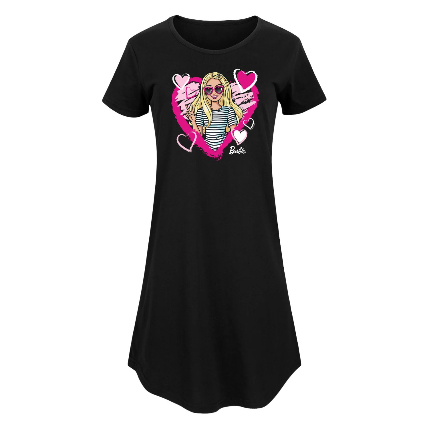Barbie - Sketchy Hearts Barbie - Women's Any Way Dress | Zulily
