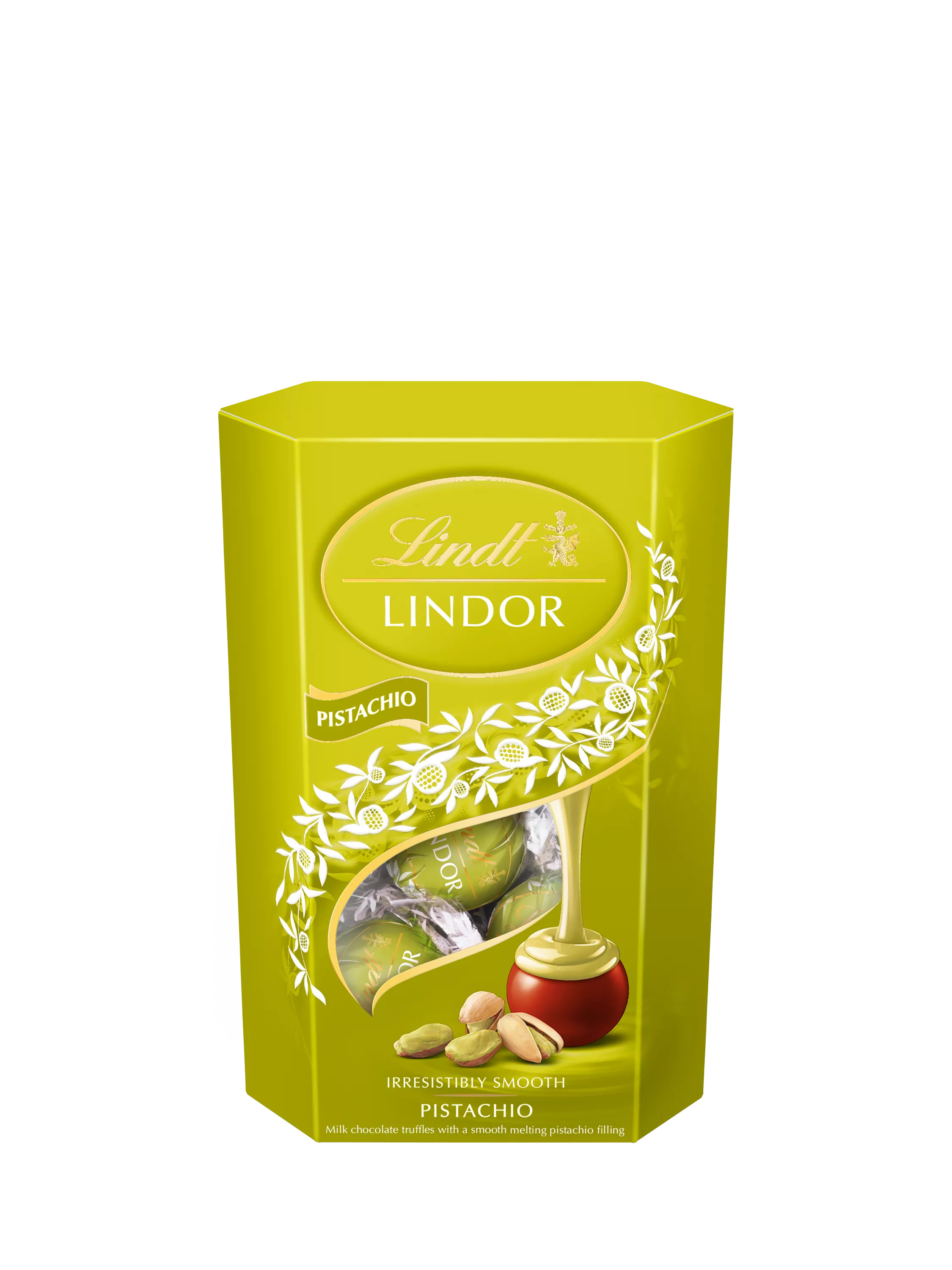 Lindt Lindor Milk Chocolate Pistachio Truffles, 200g | John Lewis (UK)